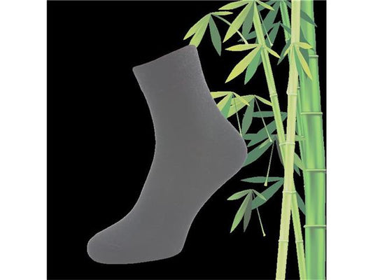 fitvando Socken - nachhaltige & kuschelige Bambus-Socken 3er Set - grau