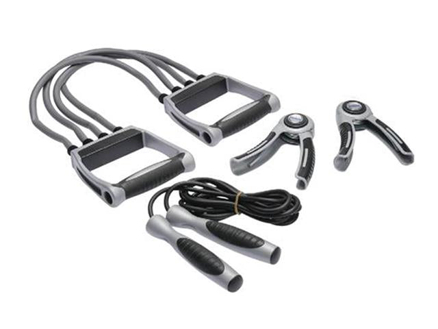 Fitvando 3 IN 1 Fitness Set (Expander, Hand Grip, Jump Rope)
