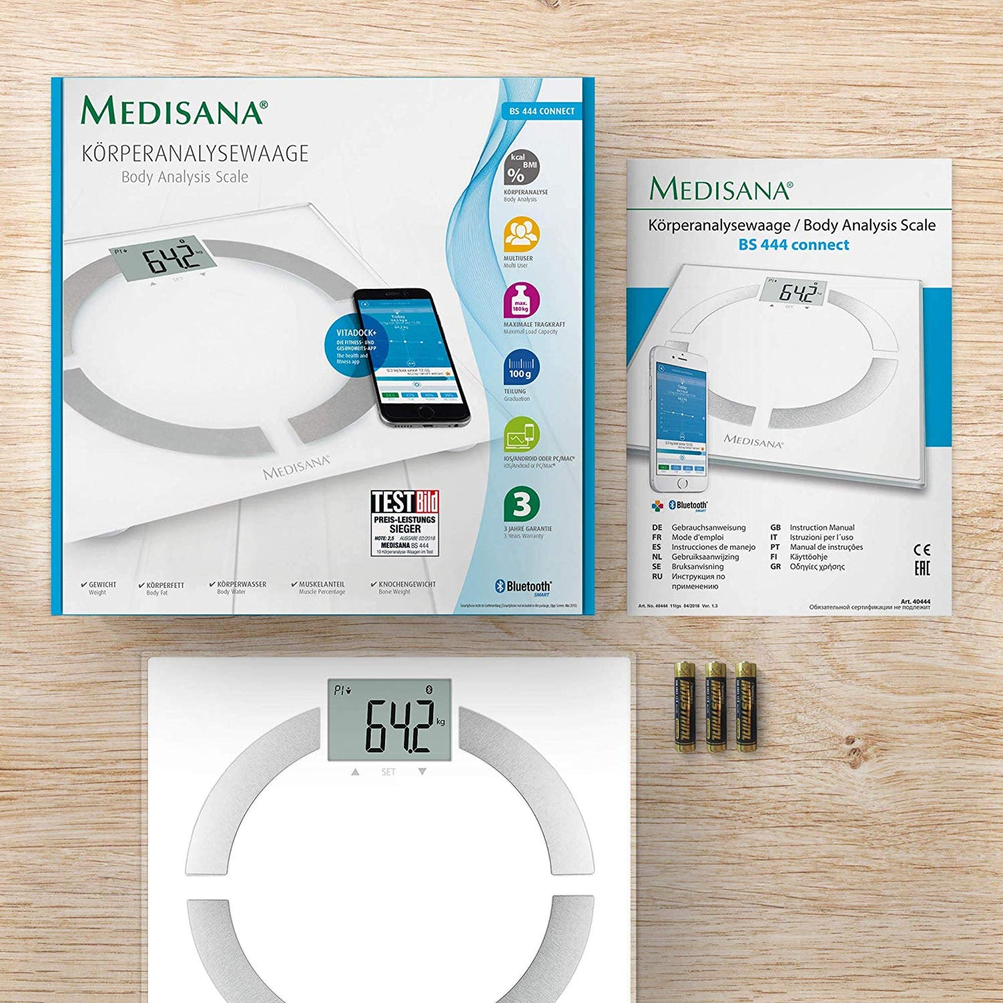 Medisana  BS 430 connect  Körperanalysewaage - weiß