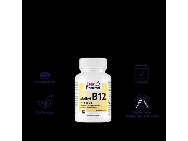 ZeinPharma Methyl B12 Lutschtabletten, 60 Stück