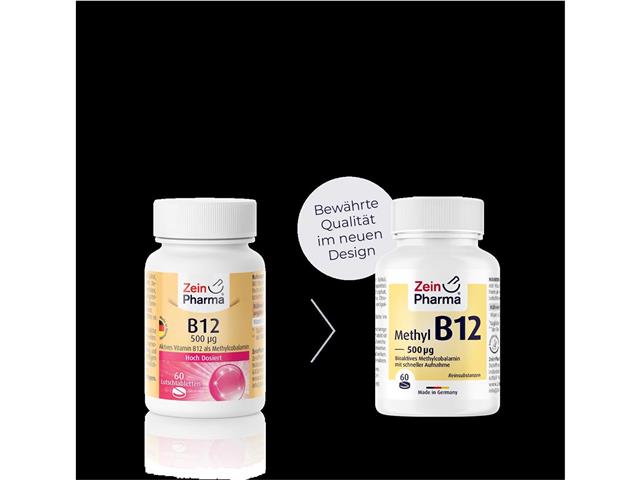 ZeinPharma Methyl B12 Lutschtabletten, 60 Stück